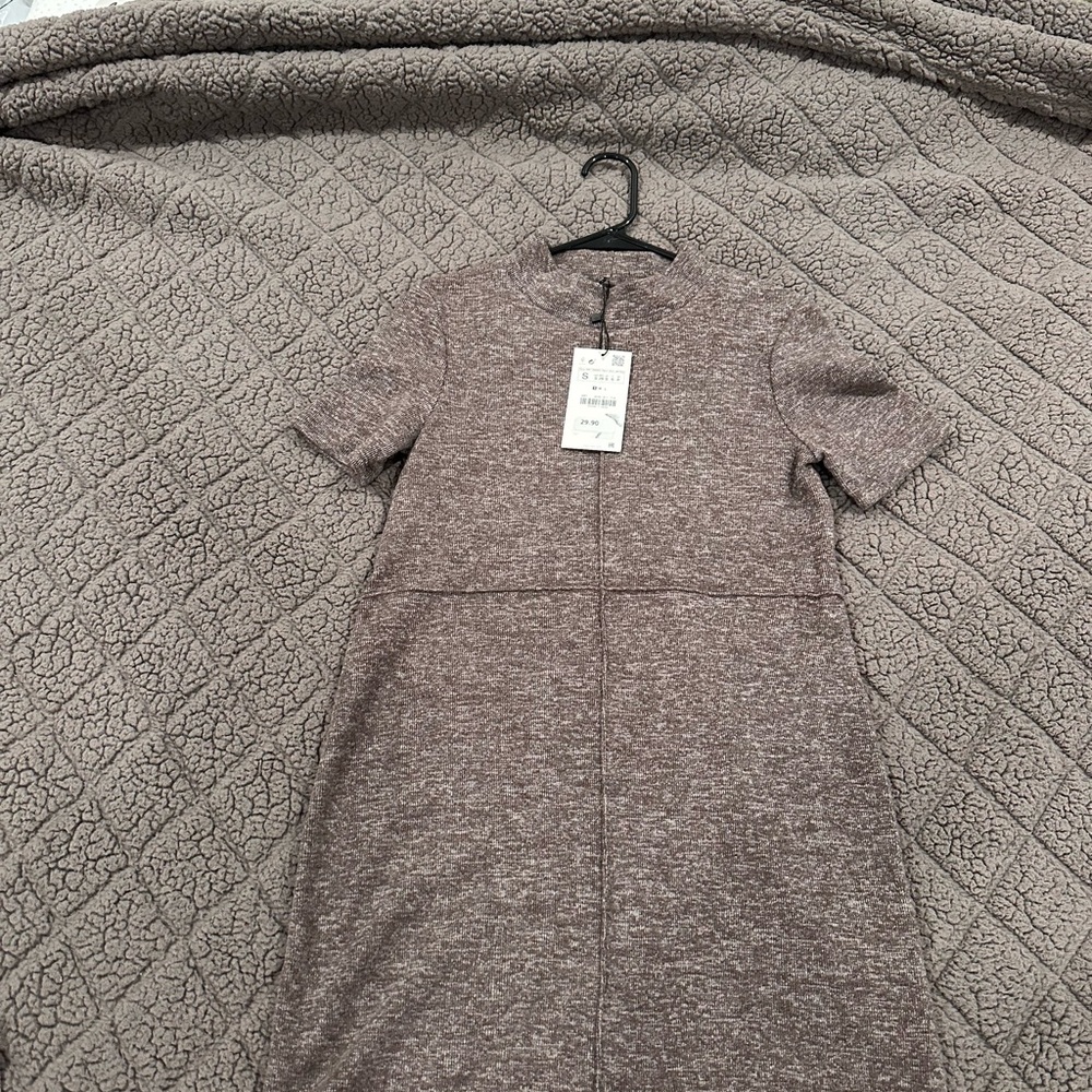 Zara Heather Brown Dress